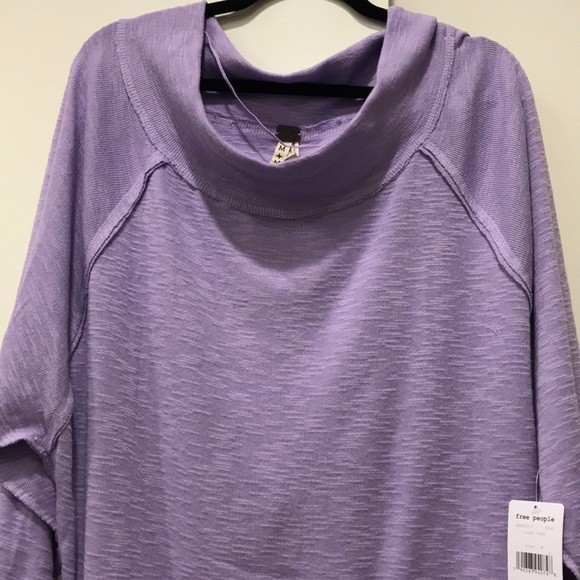 Free People Palisades Off the Shoulder Lilac Dust - Picture 2 of 8